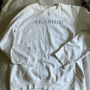 small white seaside sweatshirt barely worn great condition